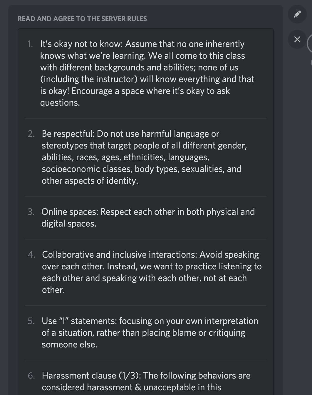 How to make rules on discord Club Discord